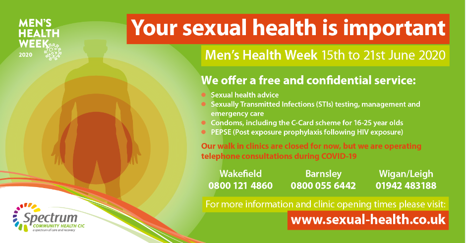 WM Men s Health week 15th 21st June 2020 this is how Spectrum